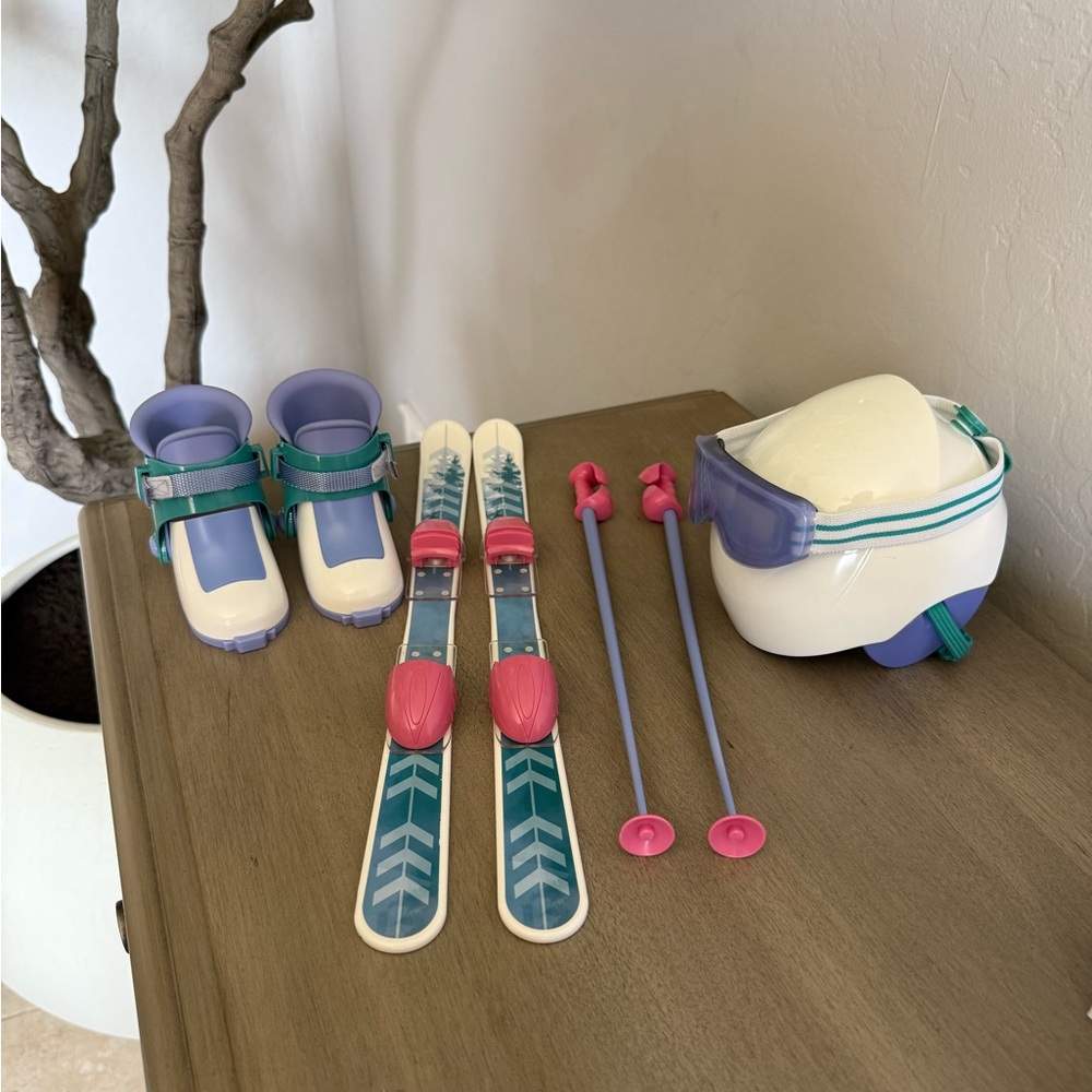 Kids Ski Set with Boots and Goggles